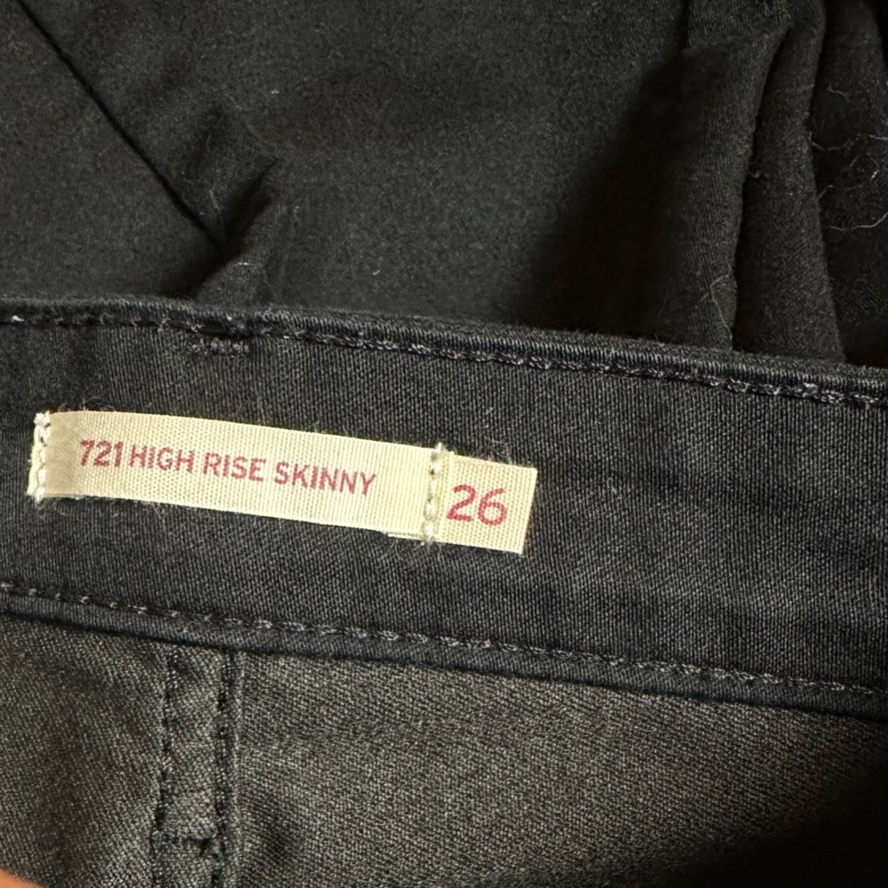 Levi’s 721 Highrise Skinny Size 26
